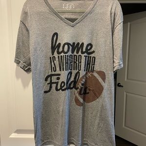 Home is where the filed is tee